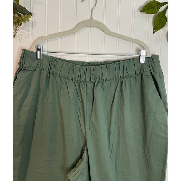 NWT On 34th Trendy Plus Size Pull-on Chino Pants New Pale Sage Size 2X - Picture 5 of 13